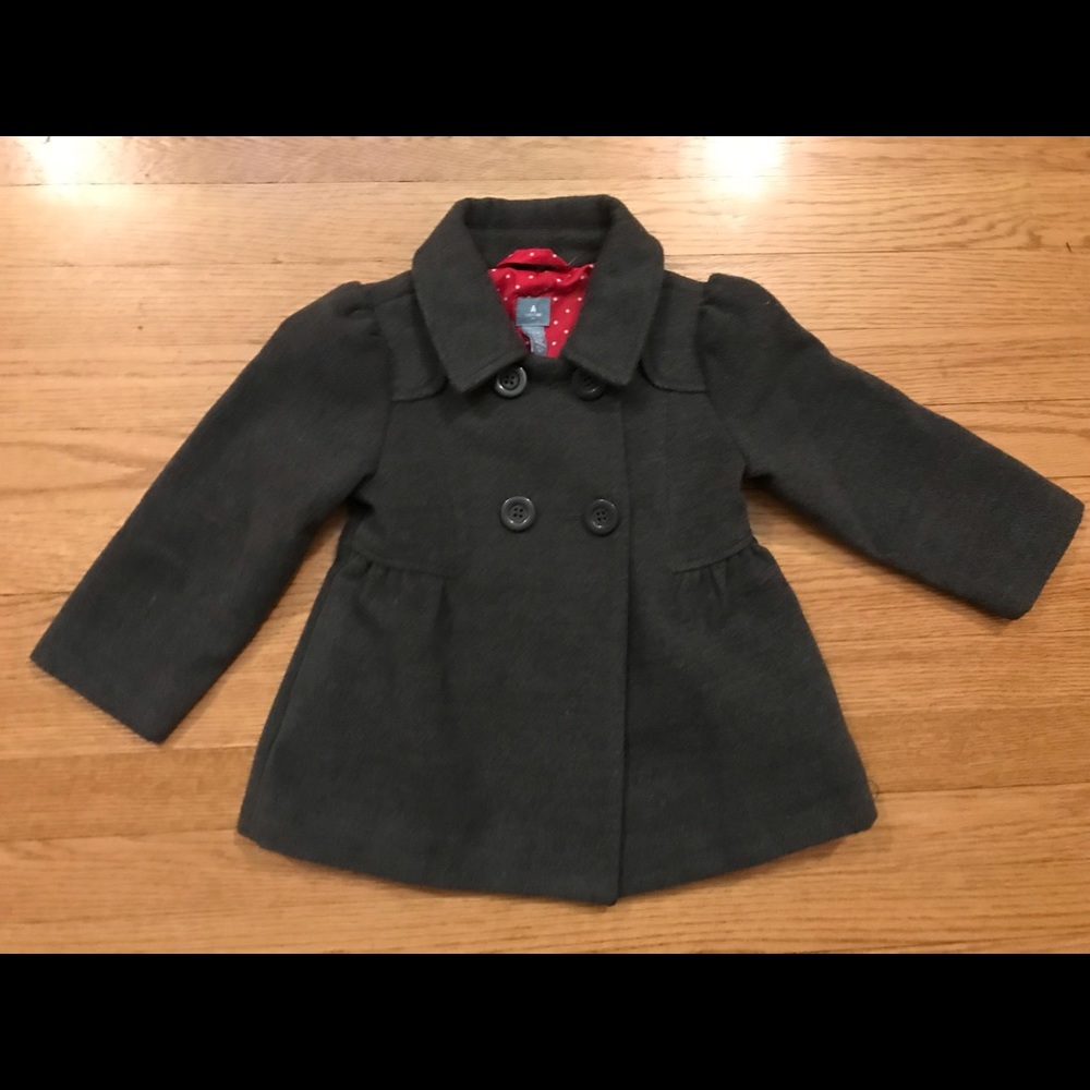 Gray Baby Gap pea coat